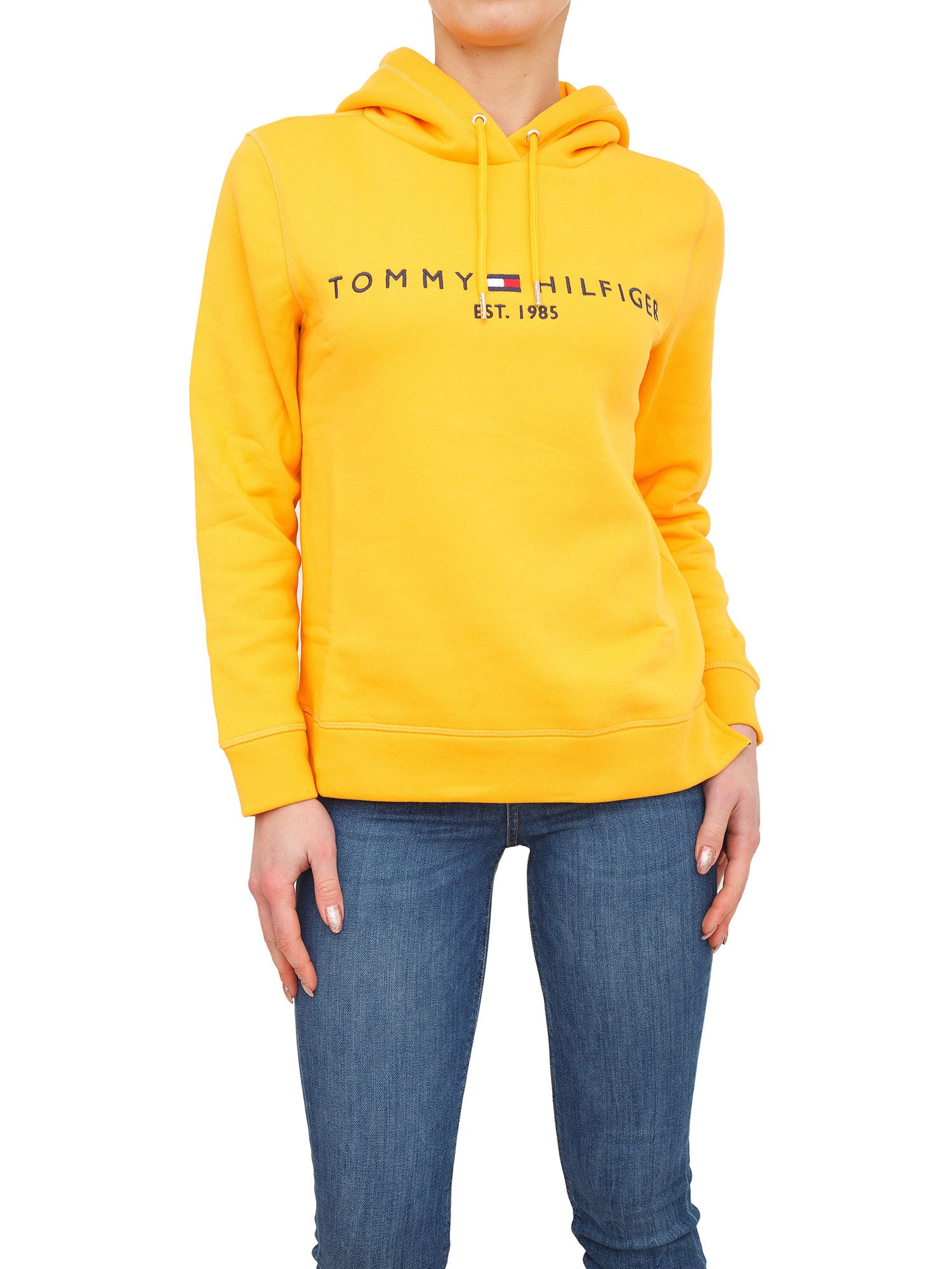 Felpa gialla tommy hilfiger deals