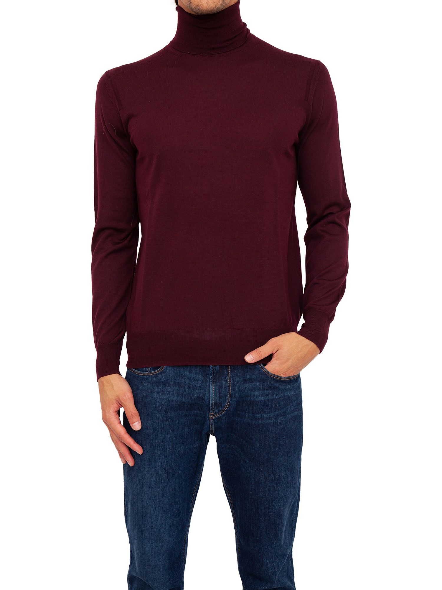 MAGLIA PAOLO PECORA BORDEAUX Glamour Store