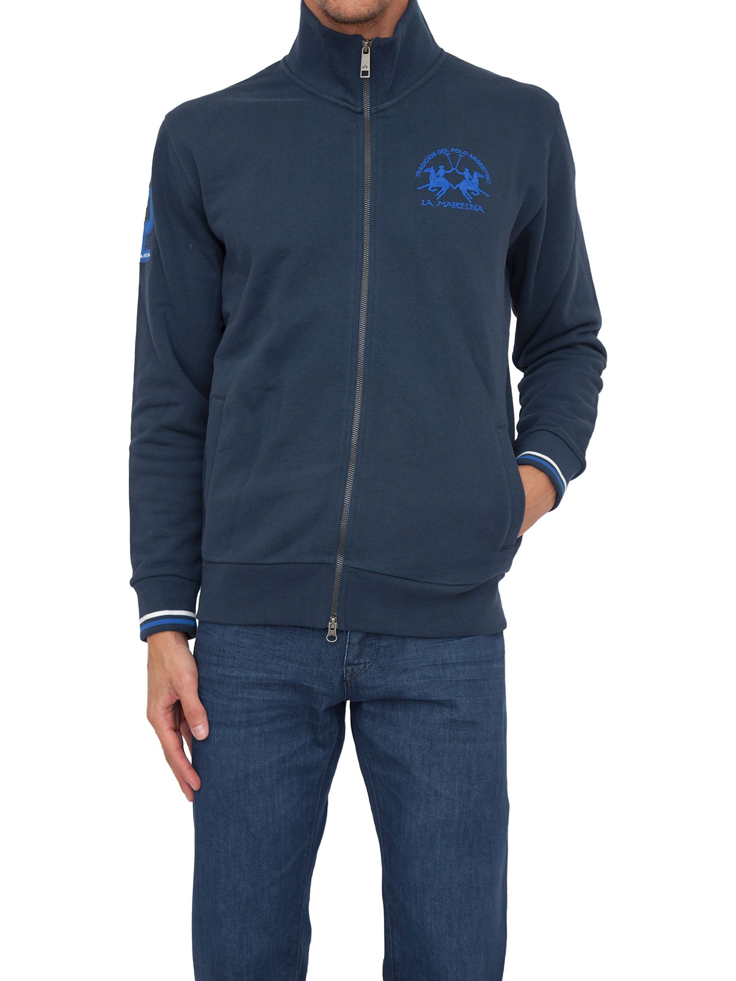 FELPA LA MARTINA BLU Glamour Store