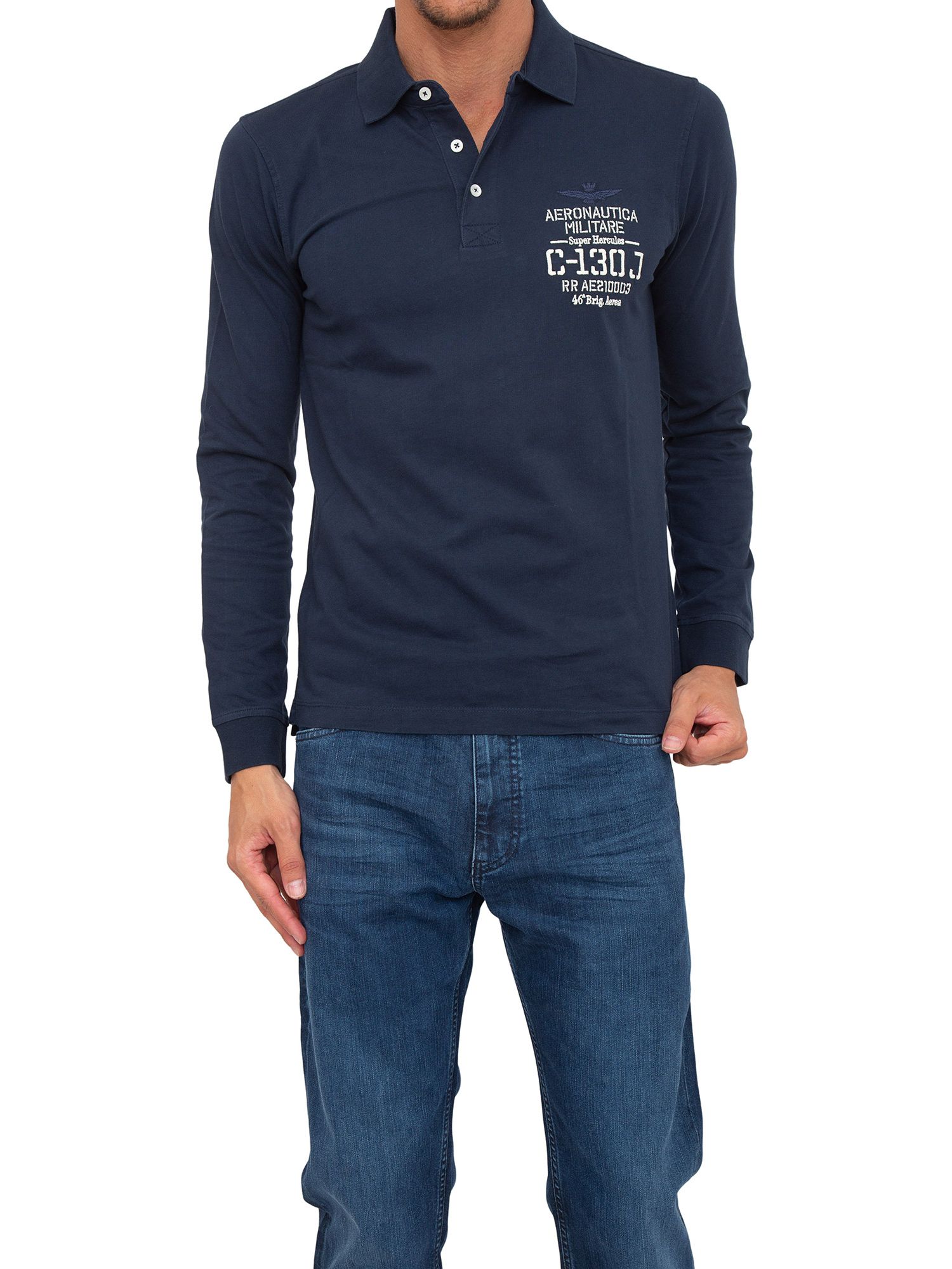 POLO AERONAUTICA MILITARE BLU Glamour Store
